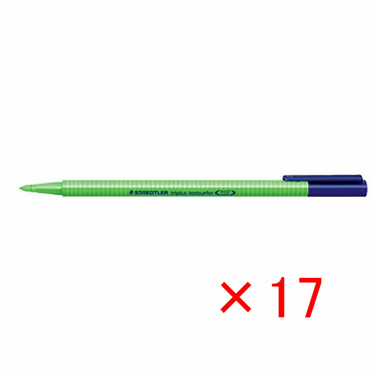 【 まとめ買い ×17個セット 】 「 ステッドラー日本 マーカー テキストサーファー 蛍光ペン 三角軸 グリーン 362-5 」 【 送料無料 】 【 楽天 ...