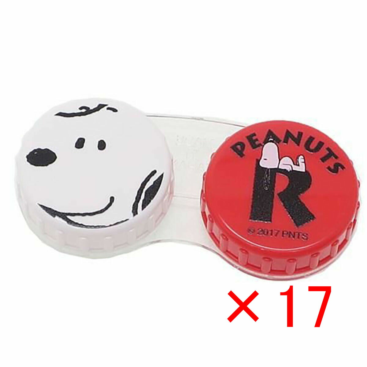 【 まとめ買い ×17個セット 】 「 スヌーピー コンタクトレンズケース SNOOPY 」 【 楽天 月間MVP & 月間優良ショップ ダブル受賞店 】