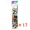 【 まとめ買い ×17個セット 】 「 釣り 針 SASAME ささめ針 袖 針 金 糸付 針:2 ハリス:0.6 」 【 送料無料 】 【 楽天 月間MVP ...