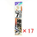 【 まとめ買い ×17個セット 】 「 釣り 針 SASAME ささめ針 袖 針 金 糸付 針:7 ハリス:1.5 」 【 楽天 月間MVP & 月間優良ショッ...