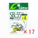 【 まとめ買い ×17個セット 】 「 オーナー OWNER カルティバ シングル55 バーブレス ミノー用 4ゴウ SBL-55M 」 【 楽天 月間MVP ...