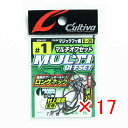 【 まとめ買い ×17個セット 】 「 OWNER オーナー カルティバ B-99 マルチオフセットフック #1 」 【 楽天 月間MVP & 月間優良ショップ...