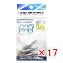 【 まとめ買い ×17個セット 】 「 プロマリン PRO MARINE タル付おもり 1.5号 3個入 」 【 楽天 月間MVP & 月間優良ショップ ダブル...