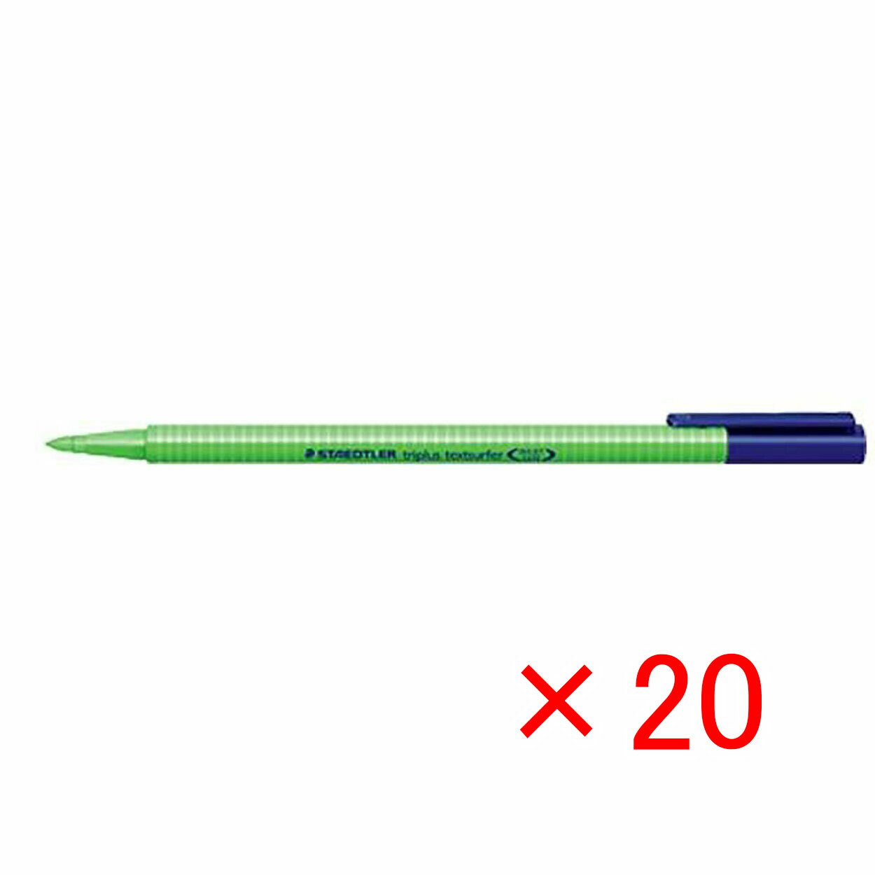 【 まとめ買い ×20個セット 】 「 ステッドラー日本 マーカー テキストサーファー 蛍光ペン 三角軸 グリーン 362-5 」 【 送料無料 】 【 楽天 ...