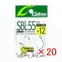 【 まとめ買い ×20個セット 】 「 オーナー OWNER カルティバ シングル55バーブレス ミノー用 12ゴウ SBL-55M 」 【 楽天 月間MVP ...