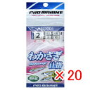 【 まとめ買い ×20個セット 】 「 プロマリン PRO MARINE わかさぎ仕掛2 2号 6本針 ASG001 」 【 楽天 月間MVP & 月間優良ショ...