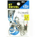 「NTスイベル スナップ付タル サイズ:4/0 入数:2 ニッケル」