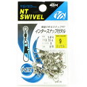 【 まとめ買い20個セット 】 「NTスイベル インタースナップ付タル サイズ:9 入数:8 ニッケル」