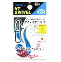 【 まとめ買い5個セット 】 「NTスイベル ナイススナップDX サイズ:1 入数:9 レッド」
