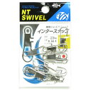 【 まとめ買い5個セット 】 「NTスイベル インタースナップ サイズ:4 入数:11 ニッケル 」