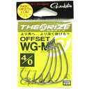 【 まとめ買い12個セット 】 「 がまかつ Gamakatsu セオライズ オフセット WG-M ナノスムースコート サイズ:4/0 入数:5本 バラ 」 【...