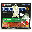 【 まとめ買い ×5個セット 】 「 エコギア Ecogear 熟成アクア バグアンツ 3.3インチ J02 赤イソメ 」 【 送料無料 】 【 楽天 月間MV...
