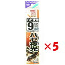 1000円ポッキリ 送料無料 【 まとめ買い ×5個セット 】 「 釣り 針 SASAME ささめ針 ハゼ 赤 夜光糸付 針:9 ハリス:1.5 」 【 楽天 ...
