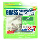 【 まとめ買い ×7個セット 】 「 ワーム エコギア Ecogear グラスミノーS 1‐3/4インチ パールホワイト/ブルーパールバック 」 【 楽天 月間...
