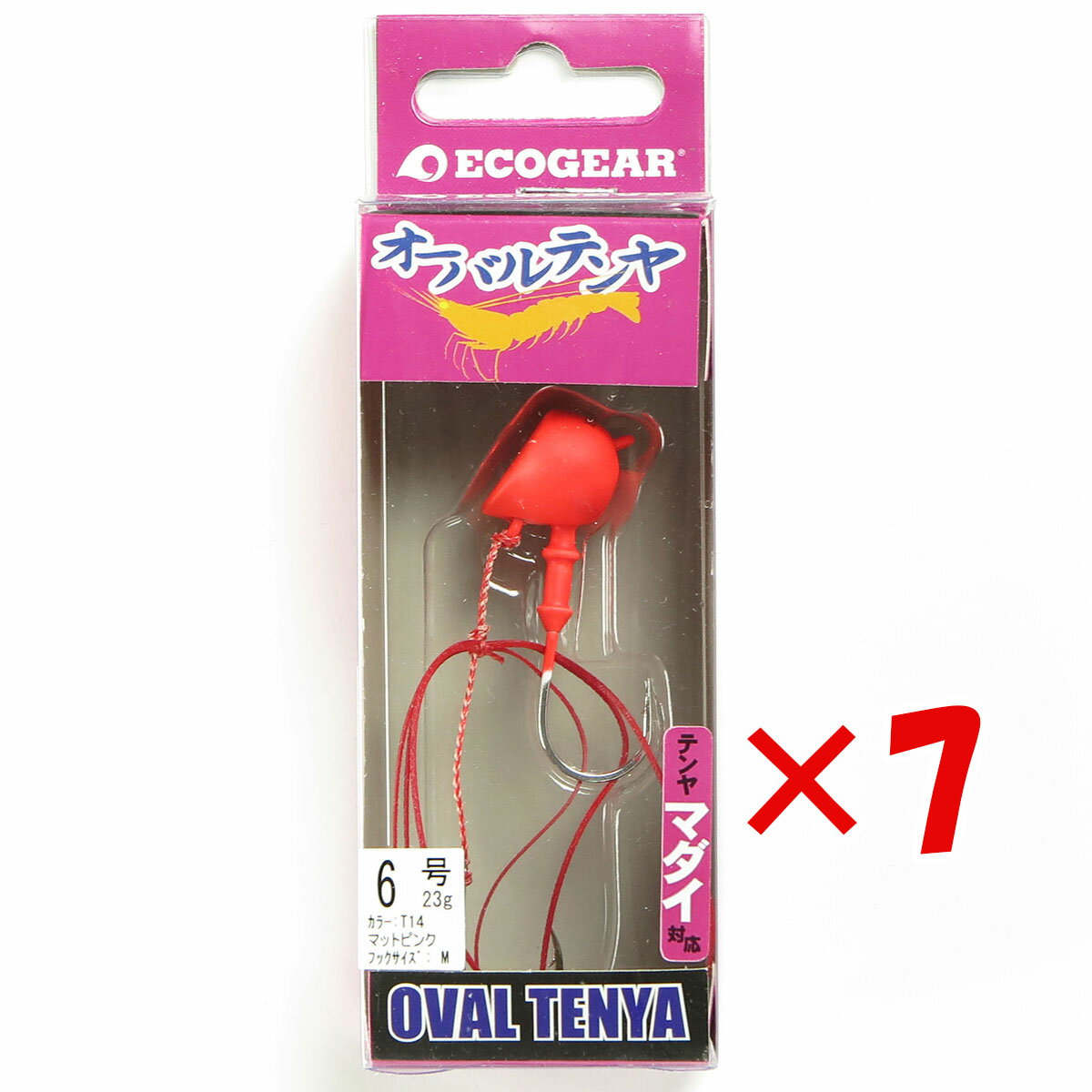 【 まとめ買い ×7個セット 】 「 エコギア Ecogear テンヤ オーバルテンヤ 6号 T14 」 【 送料無料 】 【 楽天 月間MVP & 月間優良シ...