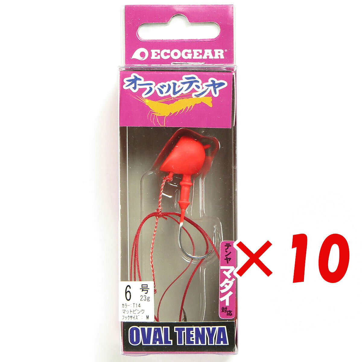 【 まとめ買い ×10個セット 】 「 エコギア Ecogear テンヤ オーバルテンヤ 6号 T14 」 【 送料無料 】 【 楽天 月間MVP & 月間優良...