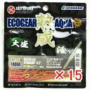 【 まとめ買い ×15個セット 】 「 エコギア Ecogear 熟成アクア 活アジストレート 3.2インチ 大盛 J06 ピンクアミエビ 夜光 」 【 楽天 ...
