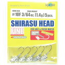 「 エコギア Ecogear シラスヘッド ファイン 3/64oz 1.4g #10F 」 【 楽天 月間MVP & 月間優良ショップ ダブル受賞店 】 釣具 釣り具 釣り用品