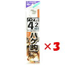 【 まとめ買い ×3個セット 】 「 釣り 針 SASAME ささめ針 ハゲ 針 白 糸付 針:4 ハリス:2 」 【 楽天 月間MVP & 月間優良ショップ ...