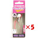 【 まとめ買い ×5個セット 】 「 エコギア Ecogear オーバルテンヤ Lフック 5号 T02 ピンクグロウ 」 【 楽天 月間MVP & 月間優良ショ...