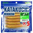 【 まとめ買い ×5個セット 】 「 エコギア Ecogear ワーム カタクチミノー 4インチ #486 CPオレンジゴールド 」 【 楽天 月間MVP & ...