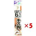 1000円ポッキリ 送料無料 【 まとめ買い ×5個セット 】 「 釣り 針 SASAME ささめ針 キス針 金 糸付 針:6 ハリス:1 」 【 楽天 月間M...