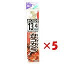 【 まとめ買い ×5個セット 】 「 釣り 針 SASAME ささめ針 カサゴ ガシラ 金 糸付 針:13 ハリス:4 」 【 送料無料 】 【 楽天 月間MV...