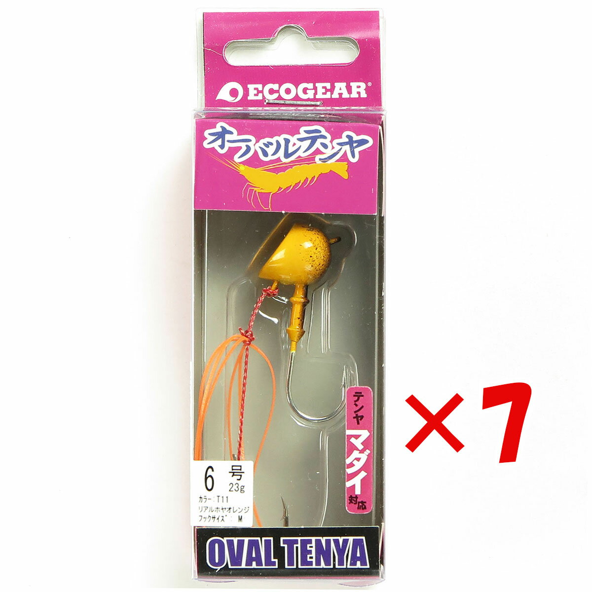 【 まとめ買い ×7個セット 】 「 エコギア Ecogear テンヤ オーバルテンヤ 6号 T11 」 【 送料無料 】 【 楽天 月間MVP & 月間優良シ...