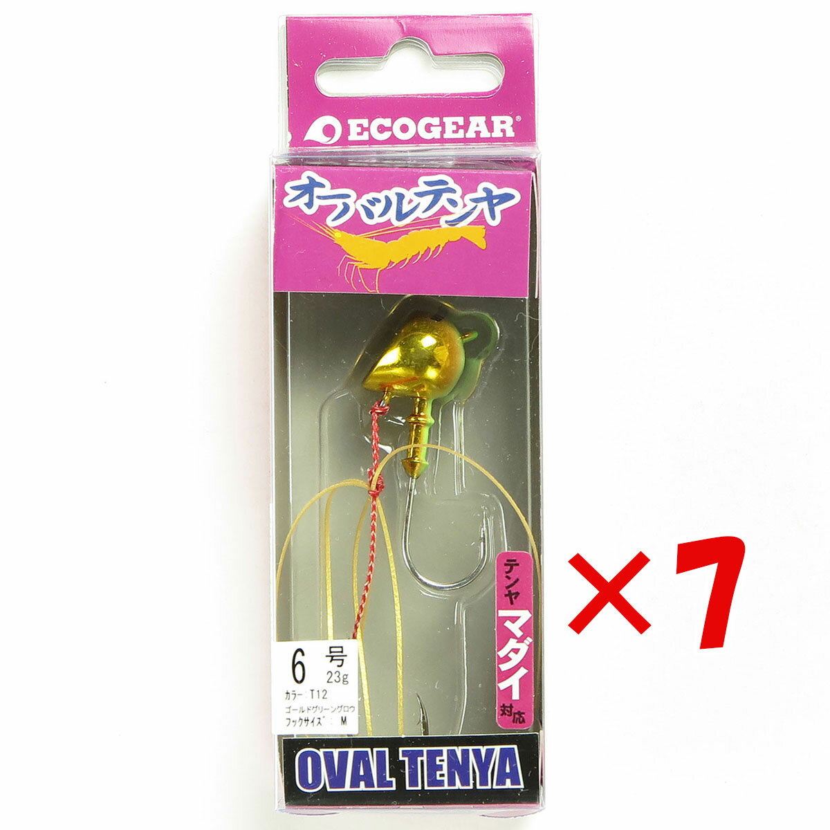 【 まとめ買い ×7個セット 】 「 エコギア Ecogear テンヤ オーバルテンヤ 6号 T12 」 【 送料無料 】 【 楽天 月間MVP & 月間優良シ...