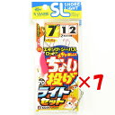 【 まとめ買い ×7個セット 】 「 釣り 仕掛 SASAME ささめ針 特選SL ちょい投げライト セット 針:7 ハリス:1 モトス:2 」 【 楽天 月間...