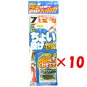 【 まとめ買い ×10個セット 】 「 釣り 仕掛 SASAME ささめ針 エサ付 ちょい投げ セット 針:7 ハリス:1.5 モトス:3 オモリ:8号 」 【...