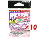 【 まとめ買い ×10個セット 】 「 カツイチ KATSUICHI デルタマジック #4-1.4g 1/20oz SV-51 」 【 送料無料 】 【 楽天 月間MVP & 月間優良ショップ ダブル受賞店 】 釣具 釣り具 釣り用品