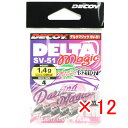 【 まとめ買い ×12個セット 】 「 カツイチ KATSUICHI デルタマジック #4-1.4g 1/20oz SV-51 」 【 送料無料 】 【 楽天 月間MVP & 月間優良ショップ ダブル受賞店 】 釣具 釣り具 釣り用品
