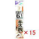 【 まとめ買い ×15個セット 】 「 釣り 針 SASAME ささめ針 キス針 金 糸付 針:6 ハリス:1 」 【 楽天 月間MVP & 月間優良ショップ ...