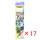 【 まとめ買い ×17個セット 】 「 SASAME ささめ針 ビクトルキス 3本針 遠投モデル 針:7 ハリス:0.8 モトス:1.5 」 【 楽天 月間MV...