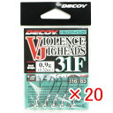 【 まとめ買い ×20個セット 】 「 デコイ バイオレンスジグヘッド #2-0.9g 1/32oz VJ-31F 」 【 楽天 月間MVP & 月間優良ショッ...
