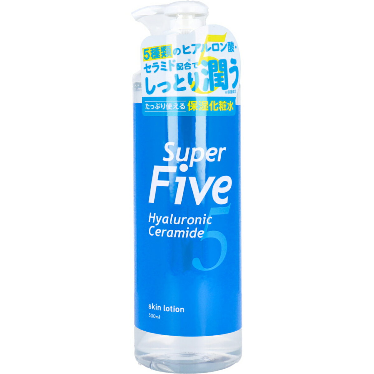 【 まとめ買い15個セット 】 Super Five ヒアルロンセラミド 保湿化粧水 500mL