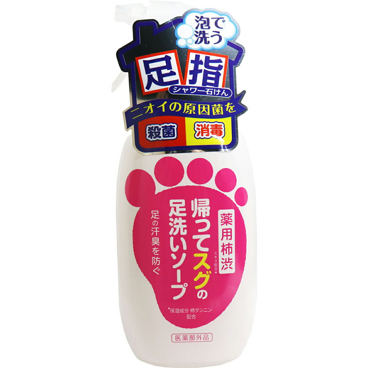【 まとめ買い20個セット 】 薬用柿渋 帰ってスグの足洗いソープ 250mL 【 送料無料 】