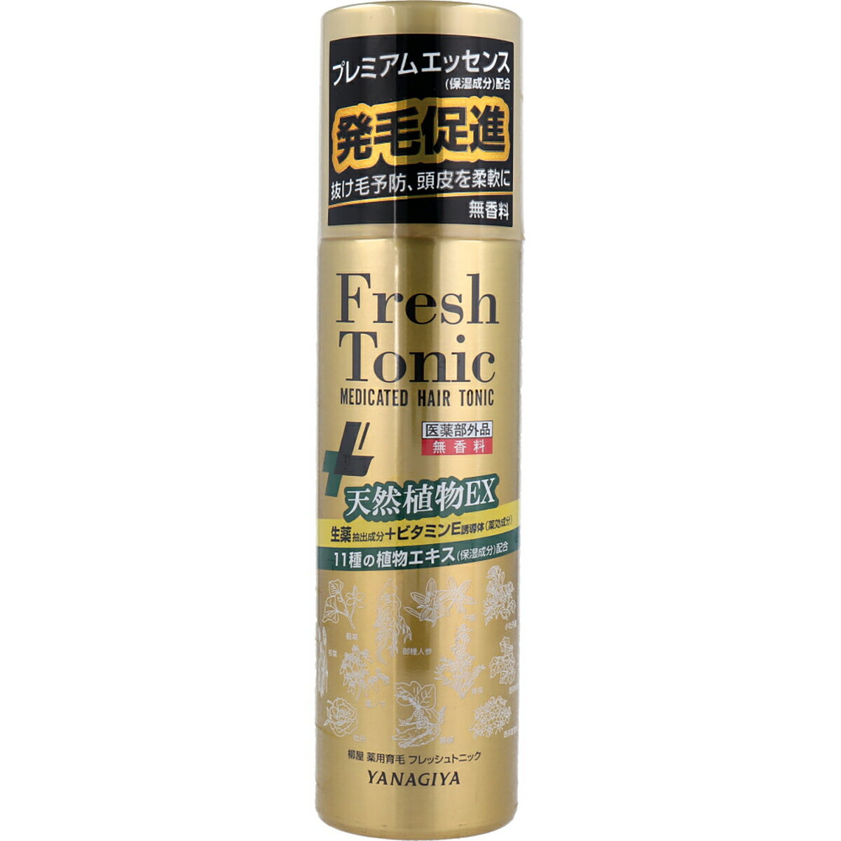 【 まとめ買い10個セット 】 柳屋 薬用育毛 フレッシュトニック プレミアムエッセンス 無香料 190g 【 ..