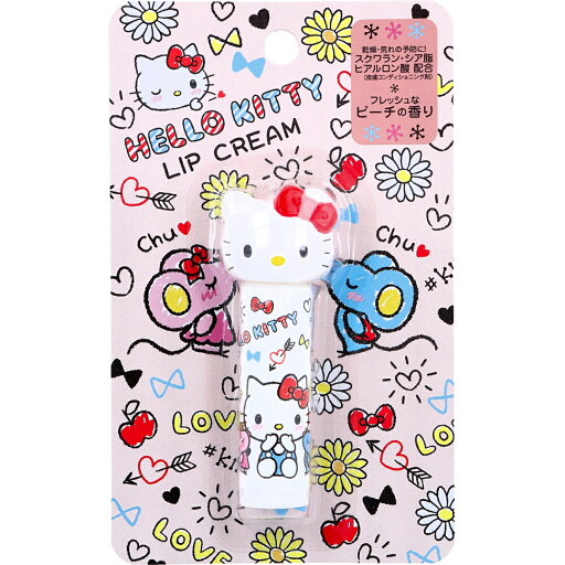 【 まとめ買い12個セット 】 ハローキティ ダイカットリップクリーム フレッシュなピーチの香り 4g 【 まとめ買い12個セット 】 ハローキティ ダイカットリップクリーム フレッシュなピーチの香り 4g