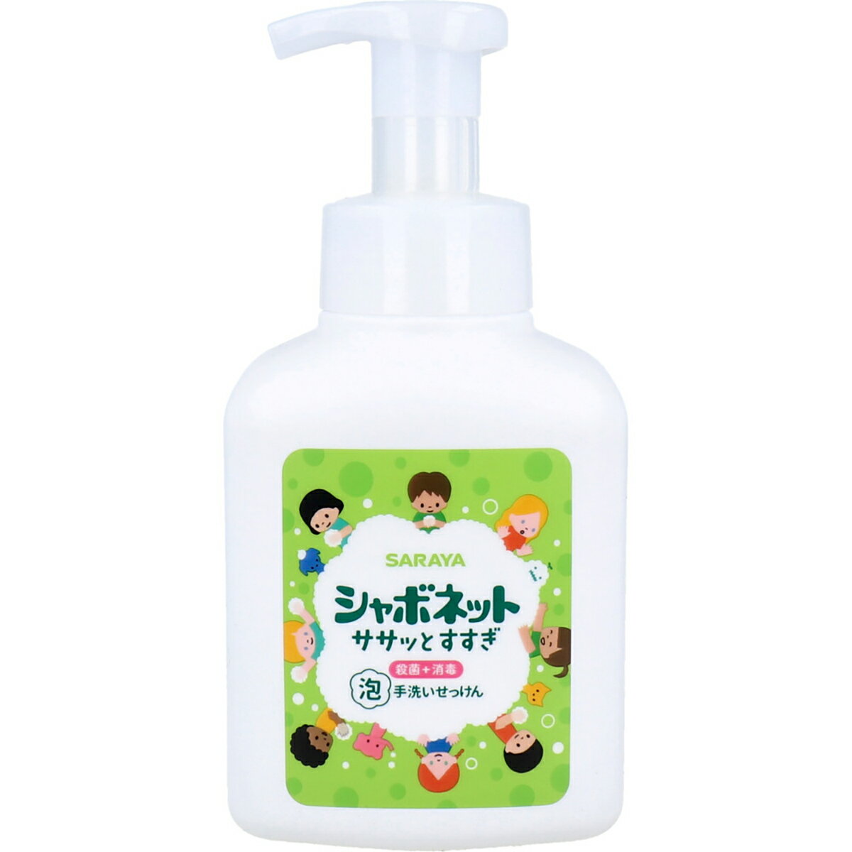 【 まとめ買い10個セット 】 シャボネットササッとすすぎ 泡手洗いせっけん 本体 500mL
