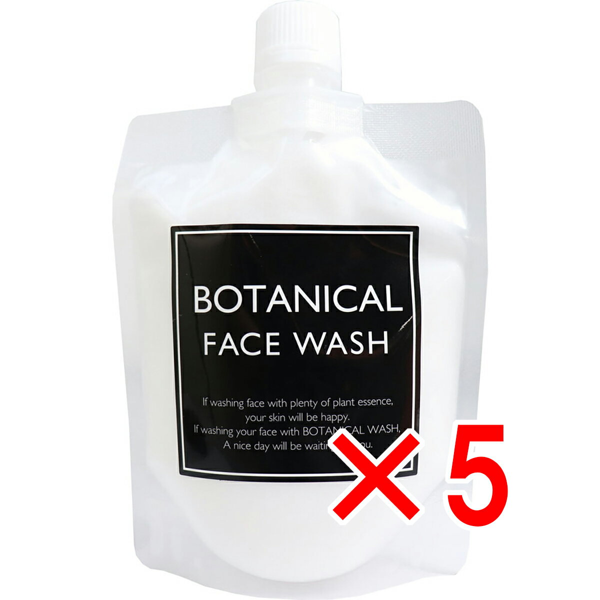 【 まとめ買い5個セット 】 ボタニカル フェイスウォッシュ 150g