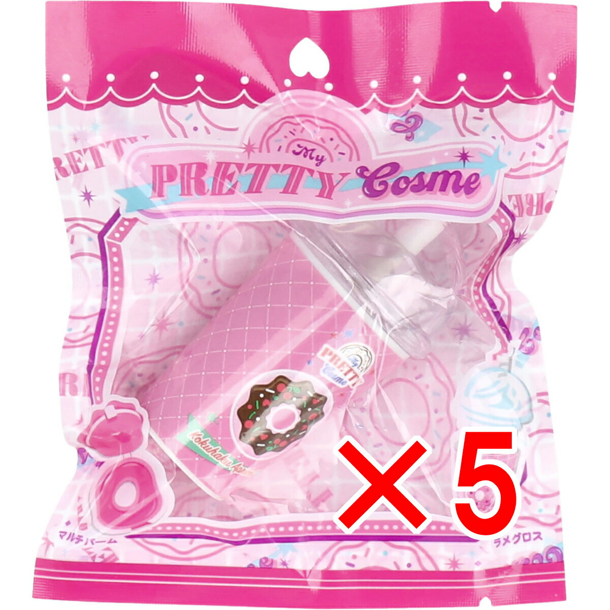 【 まとめ買い5個セット 】 マイプリティコスメ リップグロス こくはくApricot 【 送料無料 】