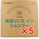 【 まとめ買い5個セット 】 牛乳ブランド 海藻リンスインシャンプー 業務用 10L