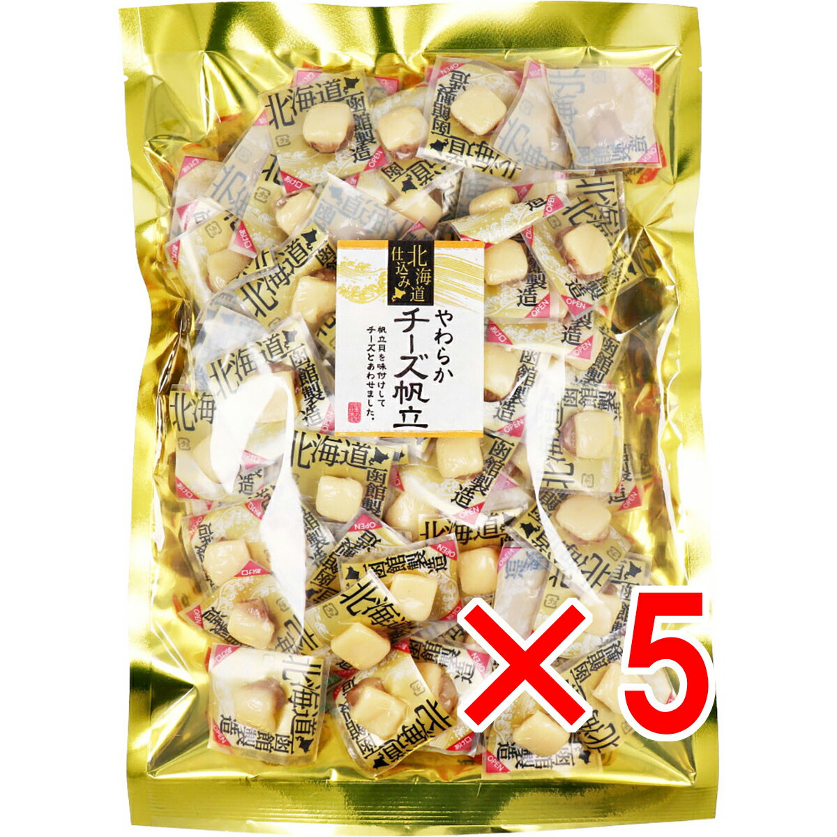 【 まとめ買い5個セット 】 北海道仕込み やわらかチーズ帆立 470g