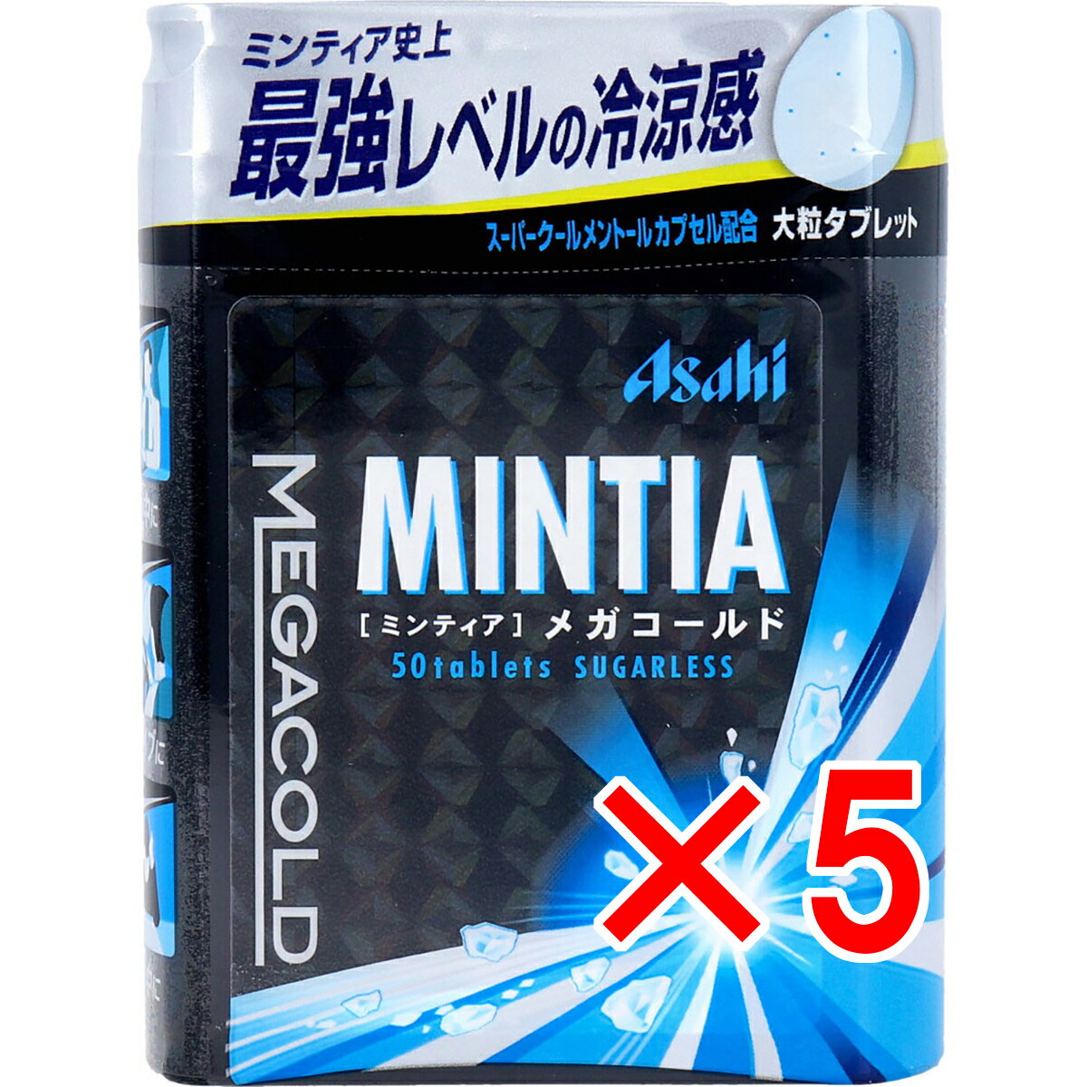 【 まとめ買い5個セット 】 ミンティア メガコールド 大粒タブレット 50粒入