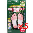 【 まとめ買い5個セット 】 トプラン 足裏樹液シート 30枚セット(4)