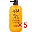 【 まとめ買い5個セット 】 ジュンラブ 馬油コンディショナー ダメージヘア用 1000mL