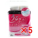 【 まとめ買い5個セット 】 うるふかコットン ふっくらクッション性 100枚入(4)