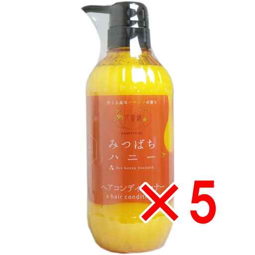 【 まとめ買い5個セット 】 花蜜精 みつばちハニー ヘアコンディショナー 500mL 【 まとめ買い5個セット 】 花蜜精 みつばちハニー ヘアコンディショナー 500mL
